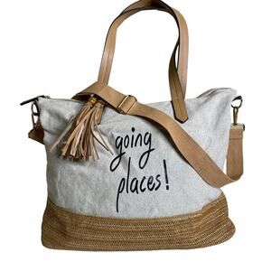 Gramercy and Grand Going Places Vegan Tote Crossbody Travel Shoulder Bag